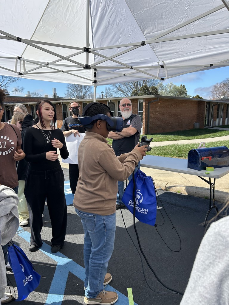 7th-grade students from all 7 Randolph County Middle Schools visited Randolph Community College to explore their course offerings. Students explored welding, automotive, photography, healthcare, and other hands-on stations during their campus tour.