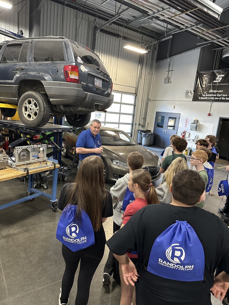 7th-grade students from all 7 Randolph County Middle Schools visited Randolph Community College to explore their course offerings. Students explored welding, automotive, photography, healthcare, and other hands-on stations during their campus tour.