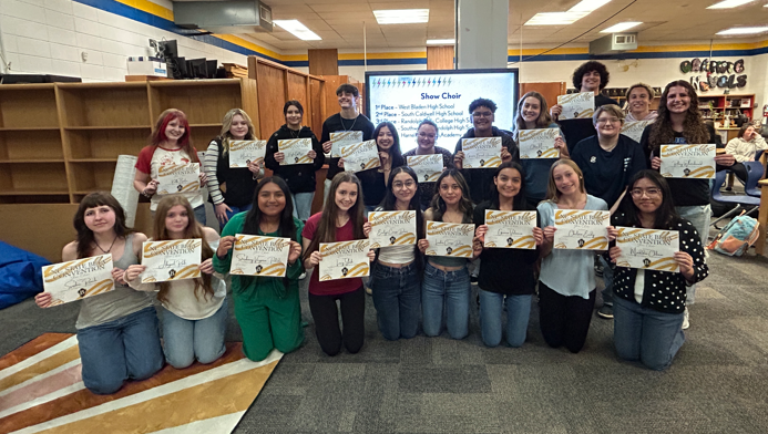 Congratulations to our Beta Club members who competed at the NC State Beta Convention in February. The following students placed top 5 in the state in their events and are eligible to compete at the National Beta Club Convention this summer in Nashville, TN. 💫⭐ Agriscience 11th Grade - 4th place - Cameron Weaver Health & PE 10th Grade - 2nd place - Skylar Ferree Health & PE 11th Grade - 5th place - Kayla Hernandez Poetry Division I - 4th place - Kyla Farmer Poetry Division II - 4th place - Zoe Shaw Psychology 10th Grade - 1st place - Kendall Hagerman Spanish 11th Grade - 2nd Place - Leslie Ciriza Diaz Drawing DI - 3rd Place - Trivett Kennedy Jewelry DI - 2nd Place - Laci Moran Pottery DI - 3rd Place - Riley Clapp Quilling DI - 4th Place - Abigail Rich Woodworking DI - 3rd Place - Kaiden Freeman Black & White Photography DII - 2nd Place - Stephany Vergara-Pulido Painting DII - 5th Place - Dani Jaeck Quilling DII - 3rd Place - Kadence Massingale Sculpture DII - 1st Place - Nanci Rodriguez-Venses DII Visual Art Best In Show - Nanci Rodriguez-Venses Onsite Painting DII - 1st Place - Dani Jaeck Premiere Performer - Jake Holloway Show Choir - 4th Place - Kolbi Bales, Giovanni Bernal-Hernandez, Caylyn Cagle, Madelyn Chhem, Evelyn Ciriza Diaz, Leslie Ciriza Diaz, Carmen Clapp, Thomas Costello, Yan Diaz, Chelsea Eudy, Keyla Gallegos, Jake Holloway, Maelee Laws, Chloe Murray, Chloe Reeder, Abigail Rich, Sophie Roach, Nanci Rodriguez-Venses, Genesis Valencia, Stephanie Vergara Pulido, Riley Whitehead, Lucy York Way to go, Cougars! 💙💛 #betaclub