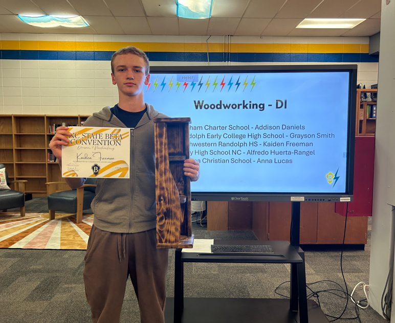 Congratulations to our Beta Club members who competed at the NC State Beta Convention in February. The following students placed top 5 in the state in their events and are eligible to compete at the National Beta Club Convention this summer in Nashville, TN. 💫⭐ Agriscience 11th Grade - 4th place - Cameron Weaver Health & PE 10th Grade - 2nd place - Skylar Ferree Health & PE 11th Grade - 5th place - Kayla Hernandez Poetry Division I - 4th place - Kyla Farmer Poetry Division II - 4th place - Zoe Shaw Psychology 10th Grade - 1st place - Kendall Hagerman Spanish 11th Grade - 2nd Place - Leslie Ciriza Diaz Drawing DI - 3rd Place - Trivett Kennedy Jewelry DI - 2nd Place - Laci Moran Pottery DI - 3rd Place - Riley Clapp Quilling DI - 4th Place - Abigail Rich Woodworking DI - 3rd Place - Kaiden Freeman Black & White Photography DII - 2nd Place - Stephany Vergara-Pulido Painting DII - 5th Place - Dani Jaeck Quilling DII - 3rd Place - Kadence Massingale Sculpture DII - 1st Place - Nanci Rodriguez-Venses DII Visual Art Best In Show - Nanci Rodriguez-Venses Onsite Painting DII - 1st Place - Dani Jaeck Premiere Performer - Jake Holloway Show Choir - 4th Place - Kolbi Bales, Giovanni Bernal-Hernandez, Caylyn Cagle, Madelyn Chhem, Evelyn Ciriza Diaz, Leslie Ciriza Diaz, Carmen Clapp, Thomas Costello, Yan Diaz, Chelsea Eudy, Keyla Gallegos, Jake Holloway, Maelee Laws, Chloe Murray, Chloe Reeder, Abigail Rich, Sophie Roach, Nanci Rodriguez-Venses, Genesis Valencia, Stephanie Vergara Pulido, Riley Whitehead, Lucy York Way to go, Cougars! 💙💛 #betaclub