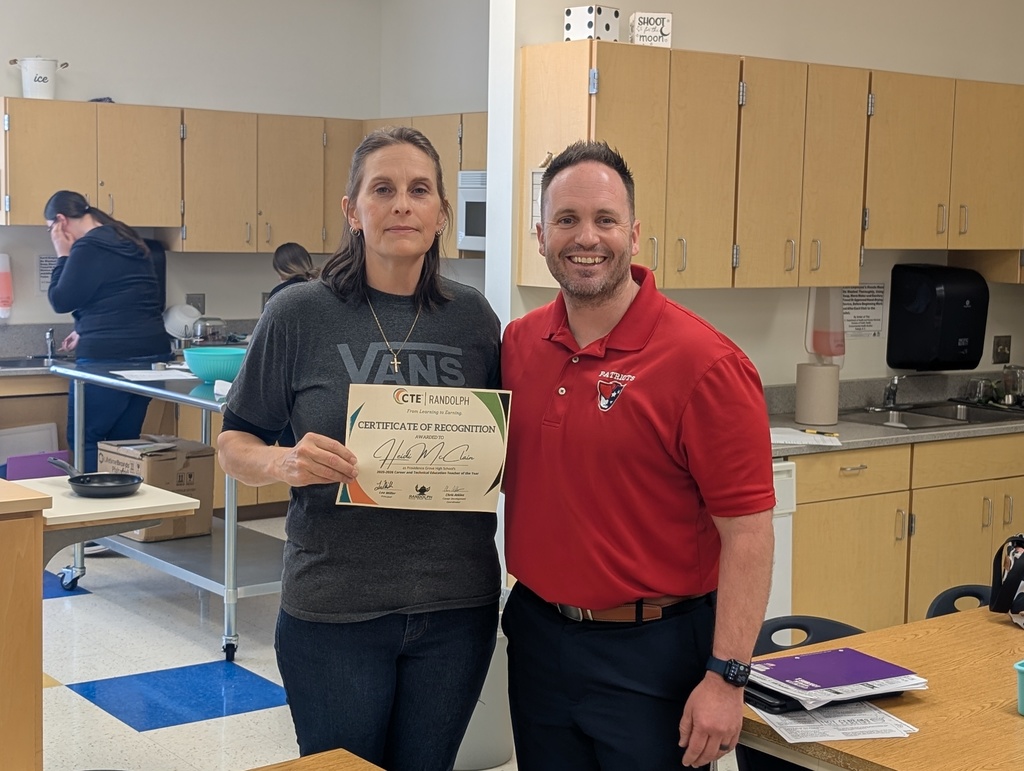 PGHS CTE Teacher of the Year