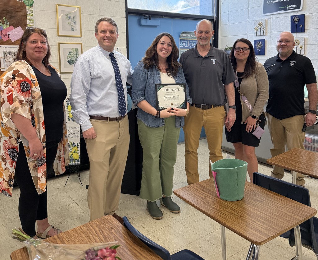 Congratulations to Caroline McKee, the Randolph County School System Career and Technical Education (CTE) Teacher of the Year for 2025–2026! As an Agriculture teacher at Trinity High School, Ms. McKee has made a meaningful and lasting impact on both her students and the RCSS CTE program through her dedication and hard work. We are grateful for her commitment and proud to celebrate this well-deserved recognition!