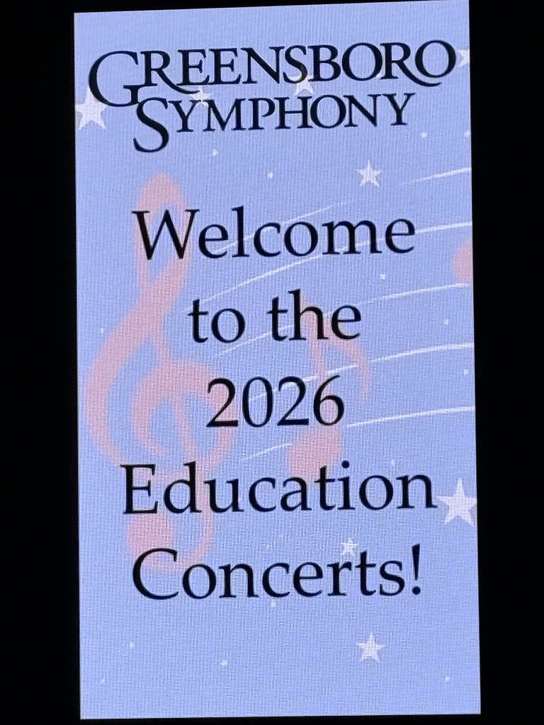 On March 24 and 25, fourth-grade students from RCSS enjoyed a memorable field trip to the Tanger Center for the Performing Arts in Greensboro, where they experienced a live performance by the Greensboro Symphony. This year’s program, America 250, celebrated the upcoming 250th birthday of the United States, adding a meaningful historical connection to the experience. This opportunity was made possible through the support of the North Carolina Arts Council, a division of the Department of Natural and Cultural Resources.  Special thanks to Wendy Anderson, RCSS Director of Transportation, and her dedicated team for coordinating transportation and ensuring a safe and smooth trip for all students.