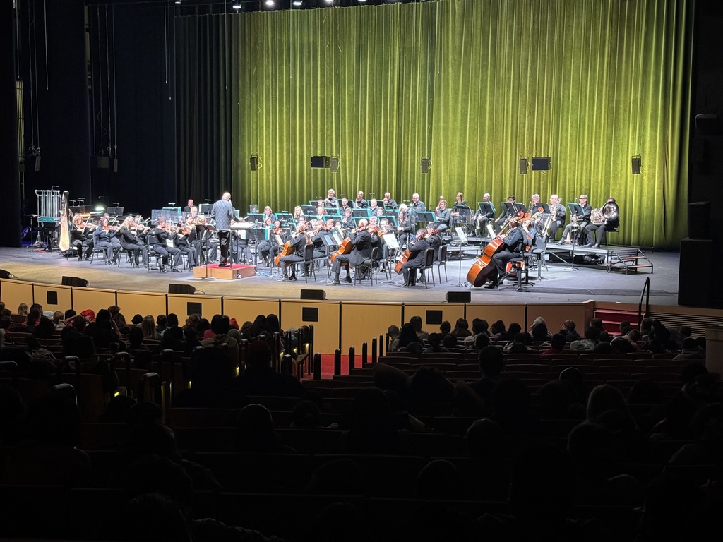 On March 24 and 25, fourth-grade students from RCSS enjoyed a memorable field trip to the Tanger Center for the Performing Arts in Greensboro, where they experienced a live performance by the Greensboro Symphony. This year’s program, America 250, celebrated the upcoming 250th birthday of the United States, adding a meaningful historical connection to the experience. This opportunity was made possible through the support of the North Carolina Arts Council, a division of the Department of Natural and Cultural Resources.  Special thanks to Wendy Anderson, RCSS Director of Transportation, and her dedicated team for coordinating transportation and ensuring a safe and smooth trip for all students.