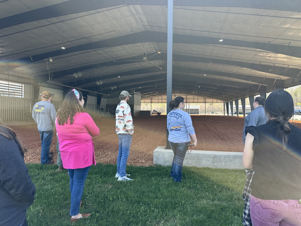 Middle and High School Agriculture Teachers participated in professional development at the new Randolph County Agricultural Center last week. In addition to learning about the new Ag center's offerings, middle school Ag teachers participated in Project Wet training. High School Agriculture teachers participated in grafting training, livestock judging, and leadership training to bring back to their classrooms. Thank you, Farm Bureau, for providing lunch for our teachers. 