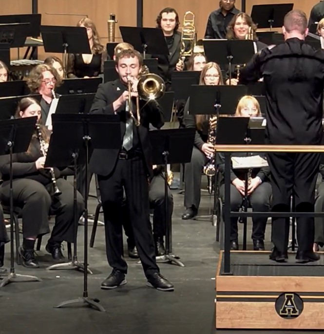 Huge congratulations to PGHS alumnus Will Rivers for an outstanding performance with the Appalachian State University Concert Band! His dedication and passion for music continue to shine, and we know he’s on his way to becoming an incredible educator.  We’re so proud of you, Will! 🤩🎵