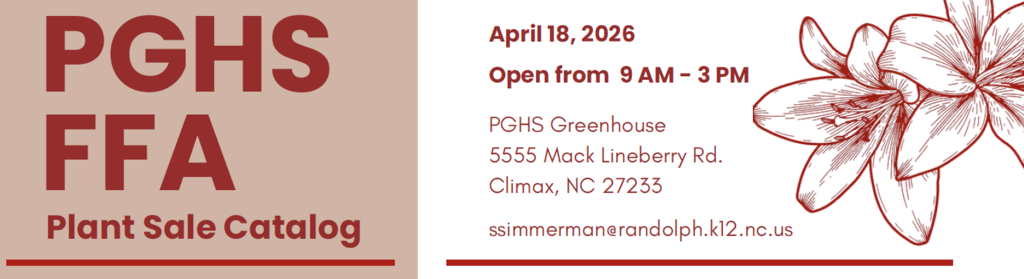 PGHS Plant Sale