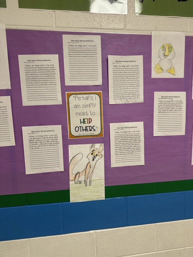 student writing samples about The Wild Robot novel