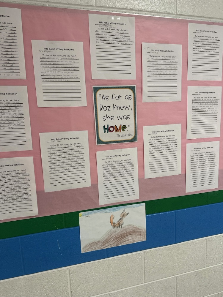 student writing samples about The Wild Robot novel