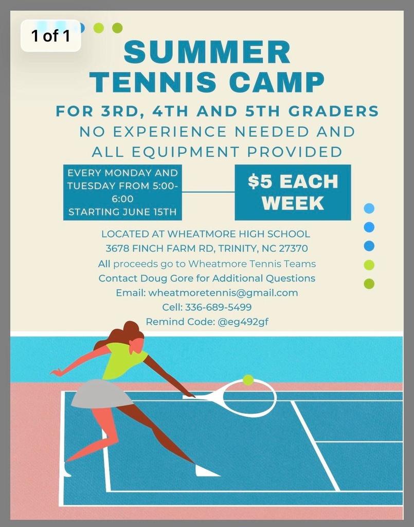 Summer Tennis Camp 