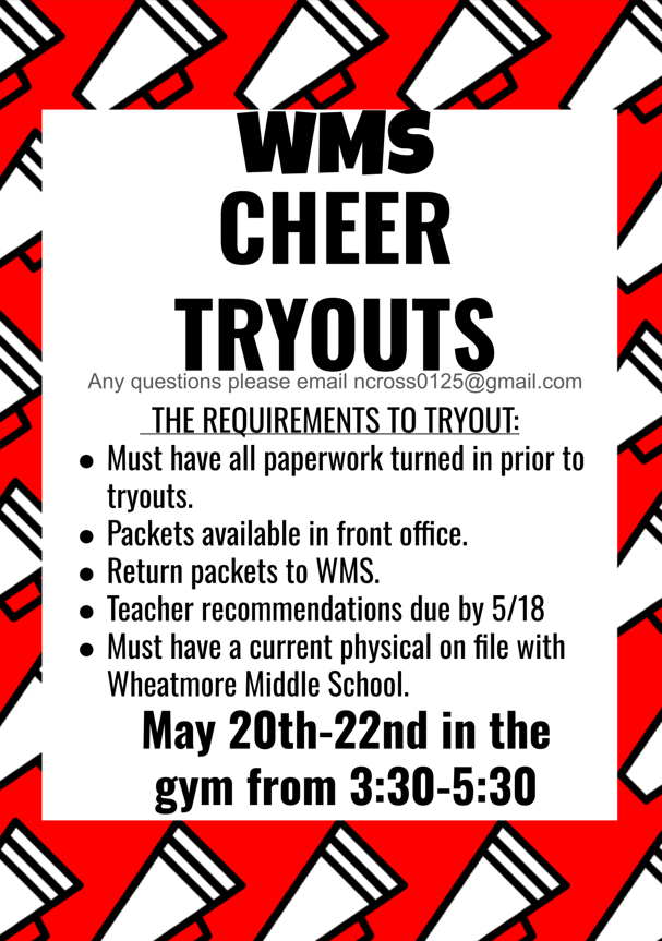 WMS Cheer Tryouts