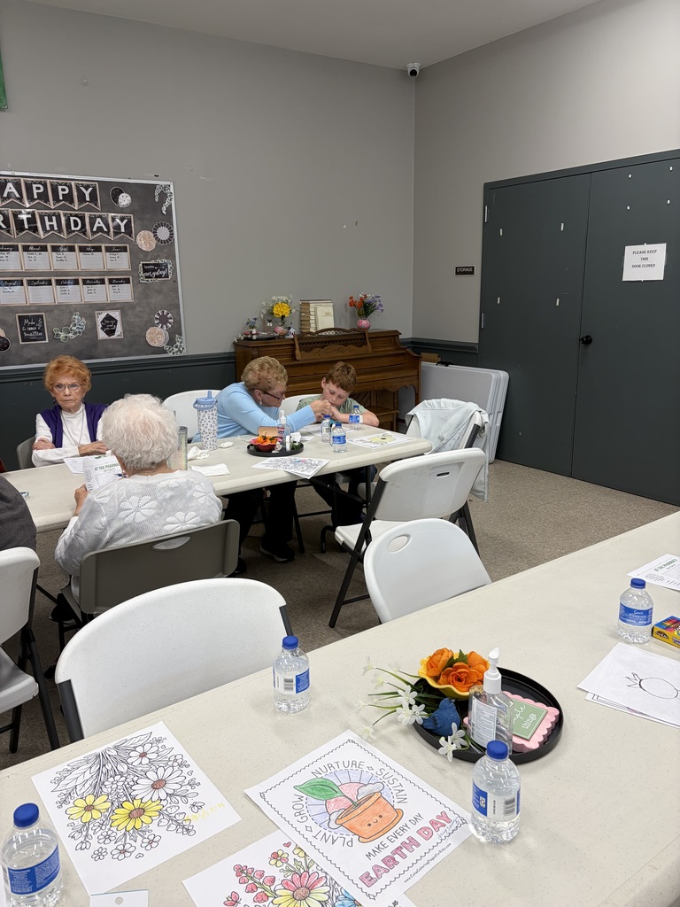 Ms. Davis' 2nd grade students went on a field trip today to the Archdale Senior Center to meet their special pen pal friends in person!  They had a wonderful time meeting their senior pen pals, doing activities, having a snack, and playing games!  Thank you Communities in Schools for sponsoring this program!