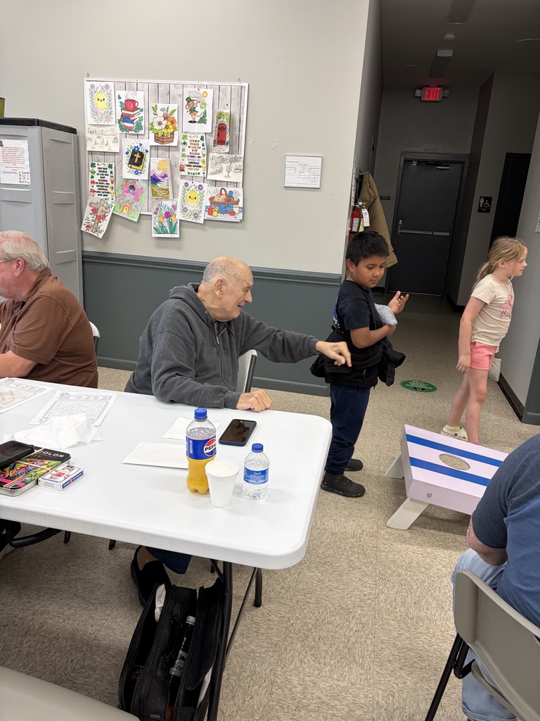 Ms. Davis' 2nd grade students went on a field trip today to the Archdale Senior Center to meet their special pen pal friends in person!  They had a wonderful time meeting their senior pen pals, doing activities, having a snack, and playing games!  Thank you Communities in Schools for sponsoring this program!