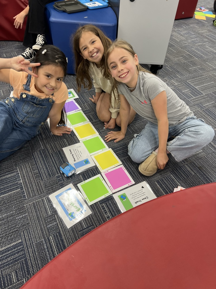 3rd -5th grade students use Indi cars on Earth day 