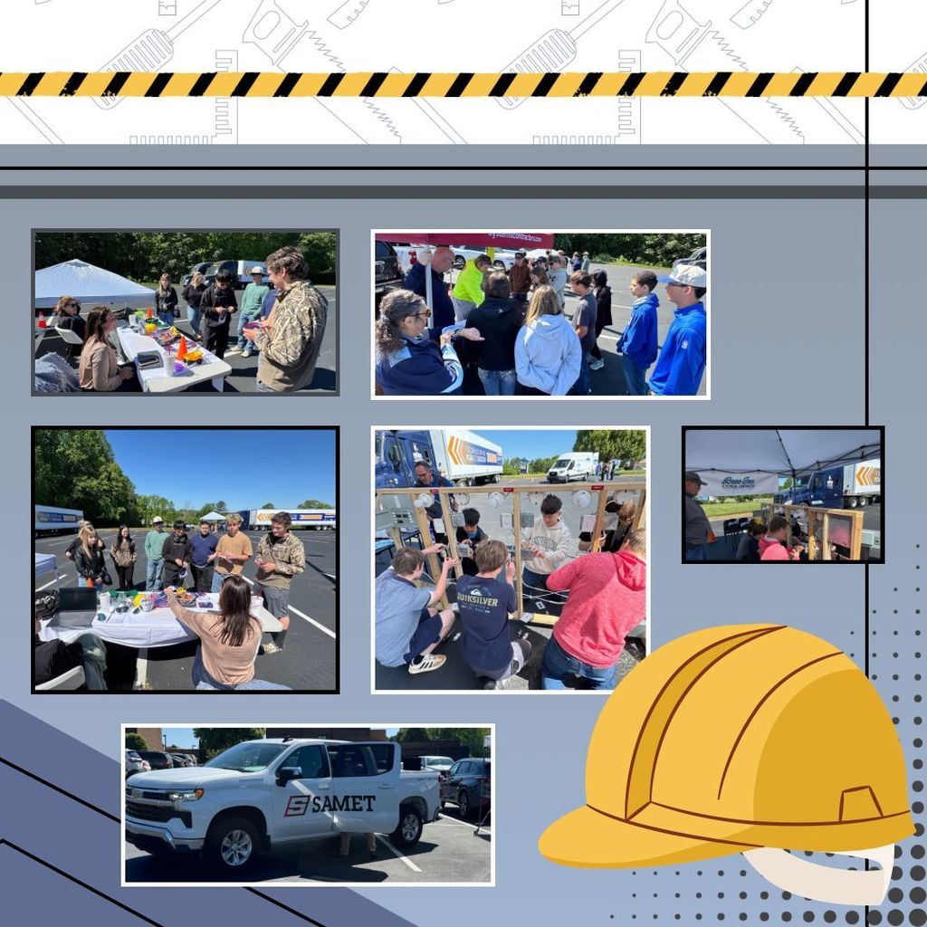 On Friday, April 17, Randolph County School System (RCSS) hosted an engaging and impactful Construction Trades Day on the campus of Randolph Community College for students from Randolph Early College High School (RECHS) and Uwharrie Ridge 6–12. The event was designed to expand students’ awareness of the wide range of opportunities available within the construction industry and to highlight viable career pathways following high school graduation.  RCSS partnered with Samet Corporation to bring this vision to life. While RCSS provided the space and helped shape the overall concept, Samet played a key role in organizing the event—coordinating construction-related businesses, securing industry participation, and helping design a day full of meaningful, hands-on experiences for students.  Throughout the event, students had the opportunity to interact directly with professionals representing a variety of skilled trades, including plumbing, electrical, mechanical, framing, and sanitation. Industry partners led interactive demonstrations and activities that encouraged teamwork while giving students a closer look at the tools, techniques, and daily responsibilities associated with each trade.  These hands-on experiences allowed students to ask questions, build connections, and gain a deeper understanding of the skills and training required to succeed in the construction field. By connecting classroom learning to real-world applications, Construction Trades Day helped students see the value of skilled trades and the critical role they play in building and maintaining communities.  The event not only introduced students to potential career options but also emphasized the many post-graduation pathways available, including apprenticeships, certifications, and technical education programs. Construction Trades Day reflects RCSS’s ongoing commitment to preparing students for success by providing authentic learning opportunities and strong partnerships with industry leaders.