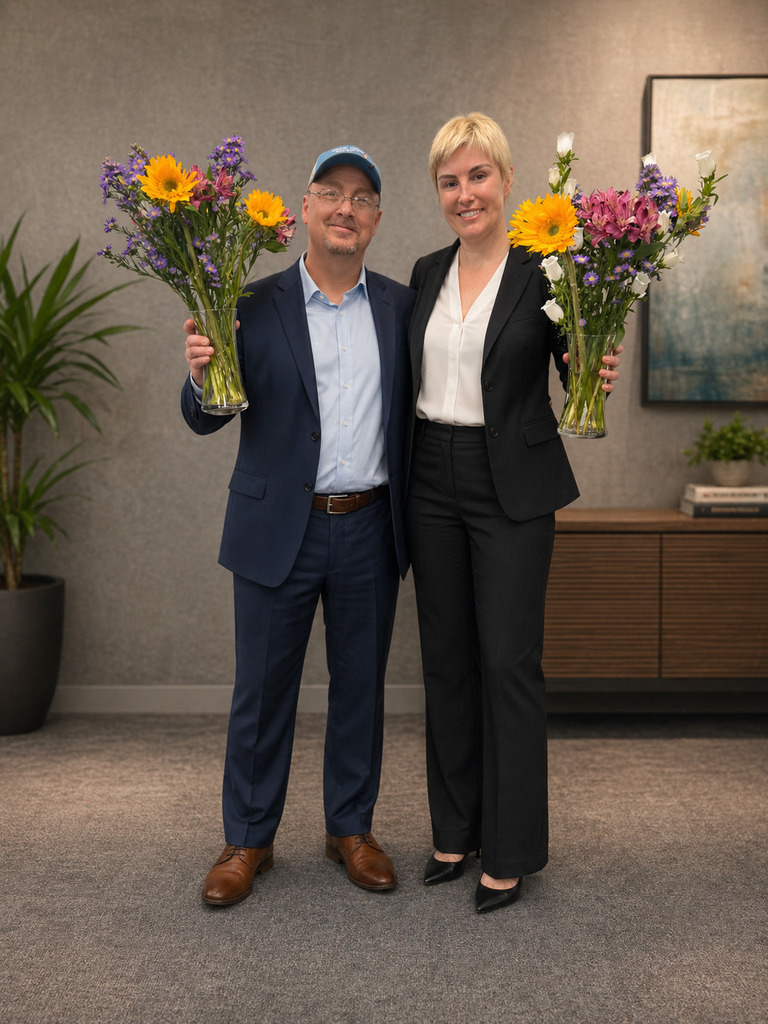Mr. Shannon Davidson, our Outstanding Employee, and Mrs. Leire Gogenola-Martitegui, our Distinguished Educator