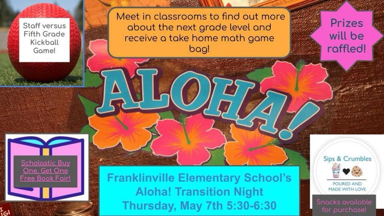 Aloha! Parent Transition night
