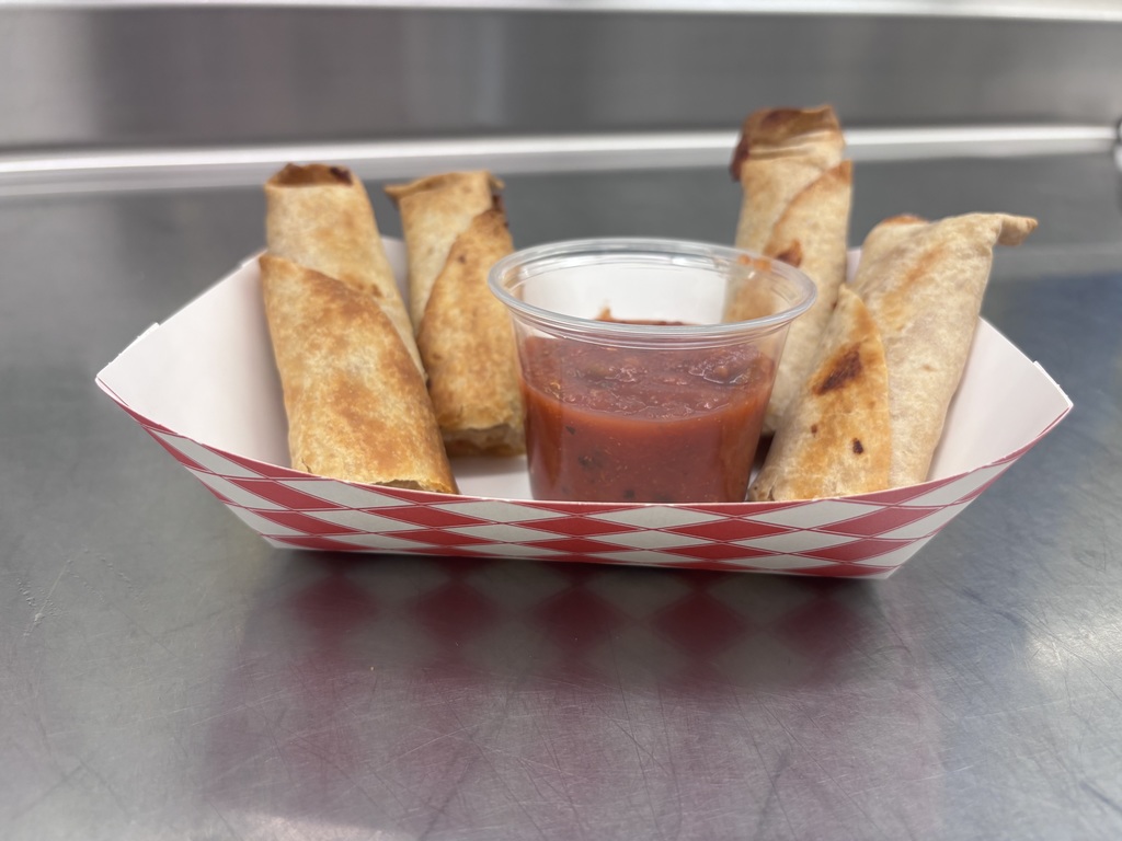 Students at SWRMS taste tested scratch made crispy chicken taquitos. The pass rate was almost 90% and it received the "Crider" seal of approval. Look for crispy chicken taquitos served with salsa, queso, street corn, pinto beans, salad, and all the fixin's on next year's menus! 