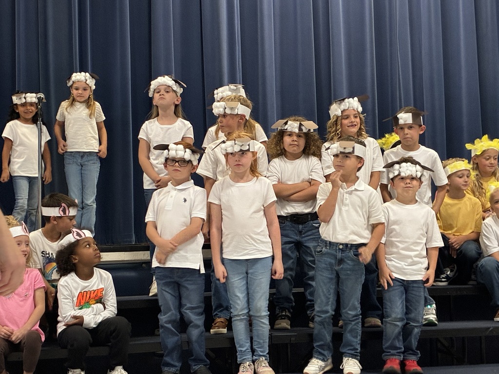 Our talented music specialist, Miranda Walker, brought creativity and joy to the stage as she led our 1st graders in their delightful musical, EIEI, OOPS! With her guidance, students built confidence, explored rhythm and expression, and truly shined in their performances. It was a fun and memorable experience that showcased both their hard work and Ms. Walker’s passion for music education.