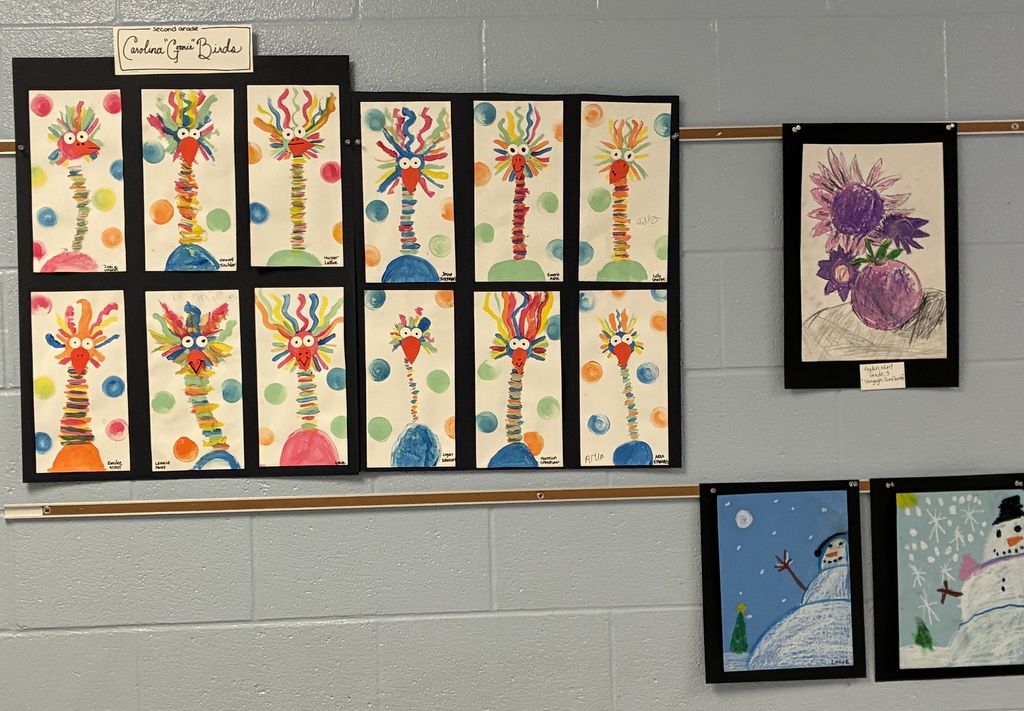 Math NightArt Gallery around school
