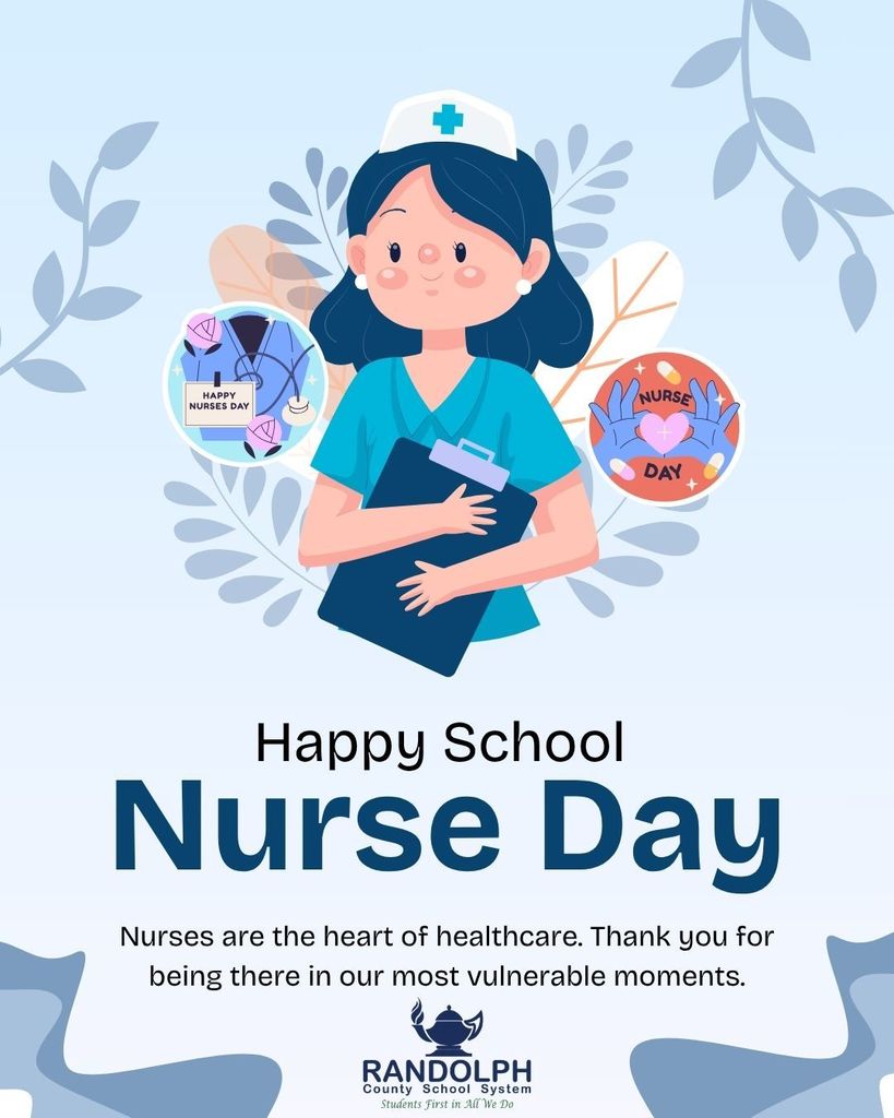 May 6-12 is National Nurses Week and today is School Nurse Day. The attached video highlights some of the many activities our school nurses conduct on a regular basis with RCSS students and families. Be sure to thank a school nurse today!