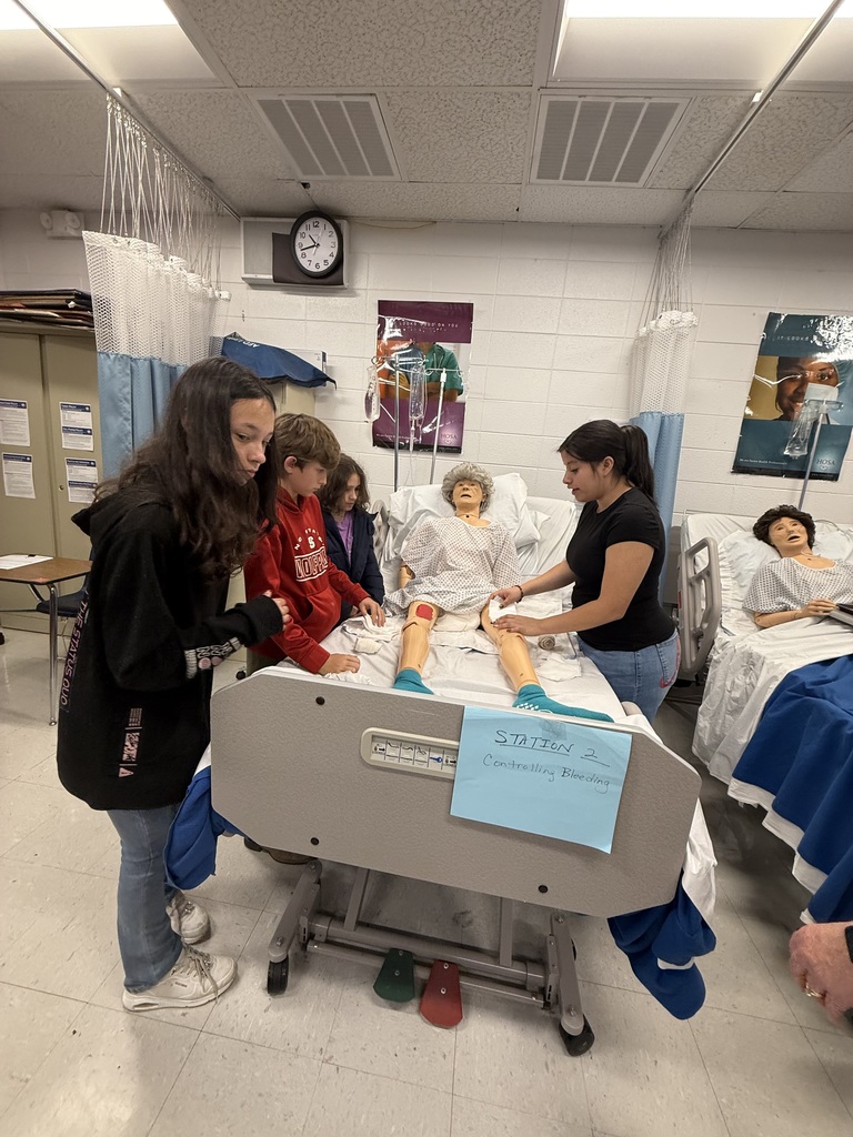 Last week, 5th graders from Tabernacle visited SWR High School's Career and Technical Education classes. They participated in some really cool activities!