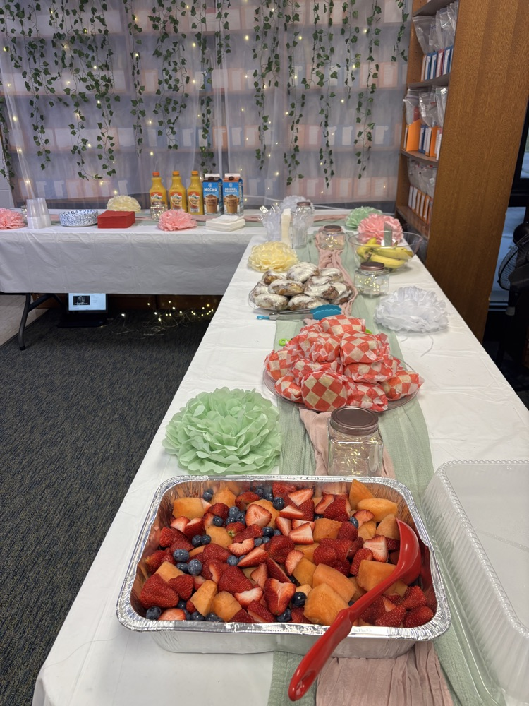 teacher appreciation week breakfast 