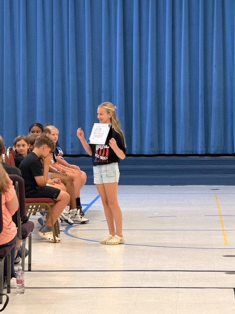 Congrats to our 5th graders on their D.A.R.E. Graduation today! We are so proud of them! 🦁 🎉
