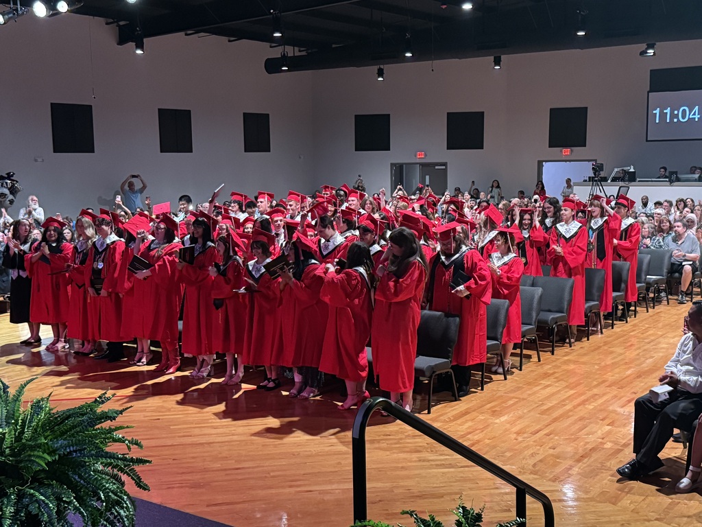 Caps were turned, tassels were moved, and the celebration for the Class of 2026 is officially underway! 🎓  On May 20, Randolph Early College High School held the first RCSS high school graduation ceremony of the season at Journey Church in Asheboro. Congratulations to the RECHS Class of 2026 on this incredible accomplishment — your future is bright!