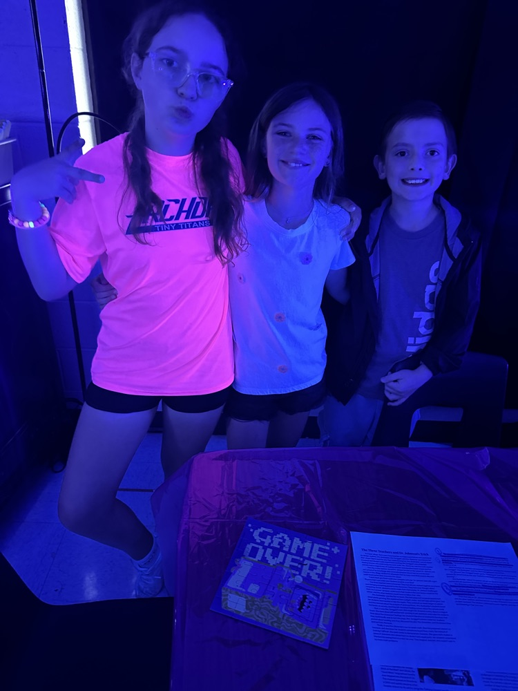 Our 4th graders are gearing up for EOG's with a GLOW day review! 💫
