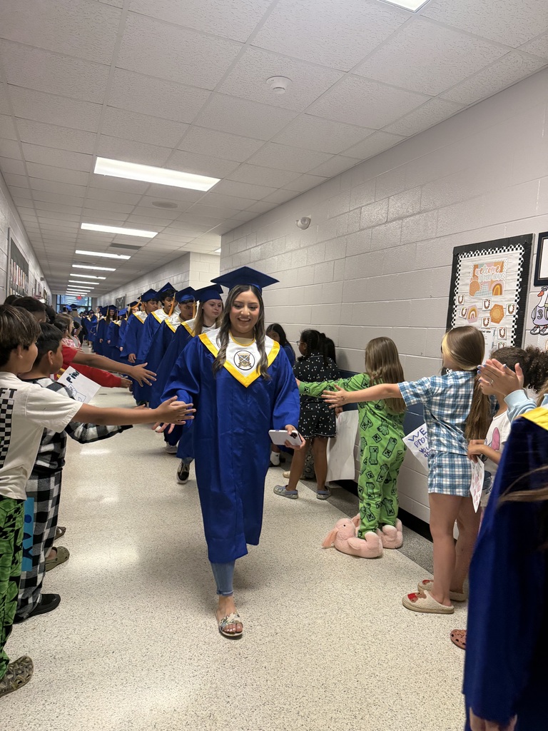 Today was such a special day as our high school seniors walked the halls of their elementary schools and middle school. Seeing the smiles and excitement from both the seniors and the younger students made today unforgettable. We are so proud of this graduating class and can’t wait to see all the amazing things ahead for them.  💙💛🎓✨
