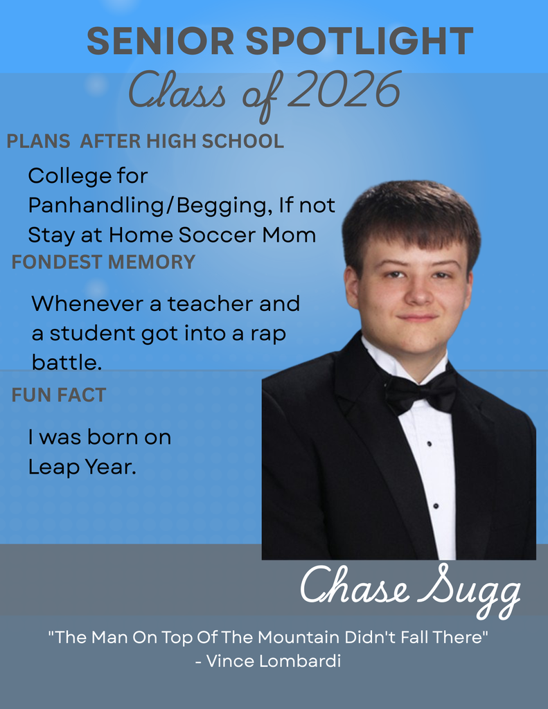 High school student in formal attire