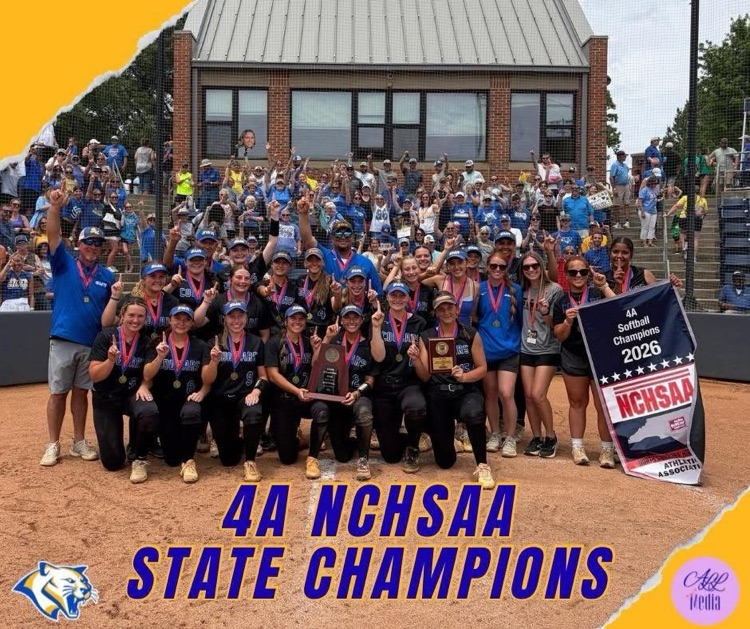 SWRHS Lady Cougars Softball Team are your 4A NCHSAA State Champions!