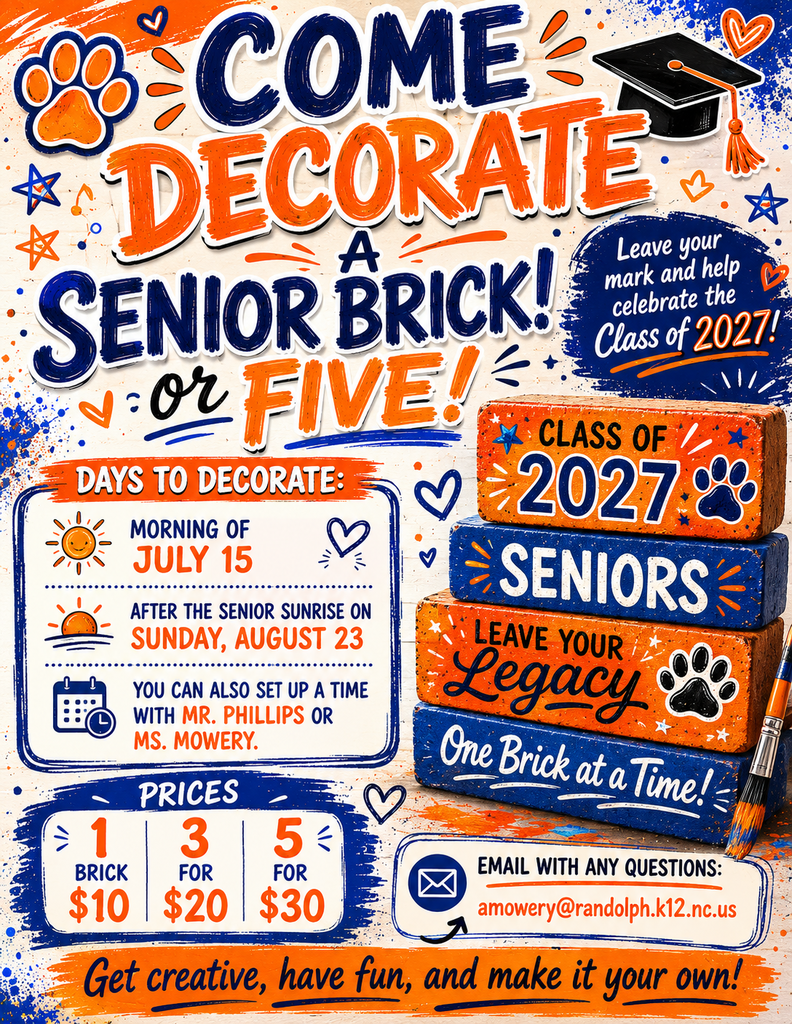 senior brick flyer