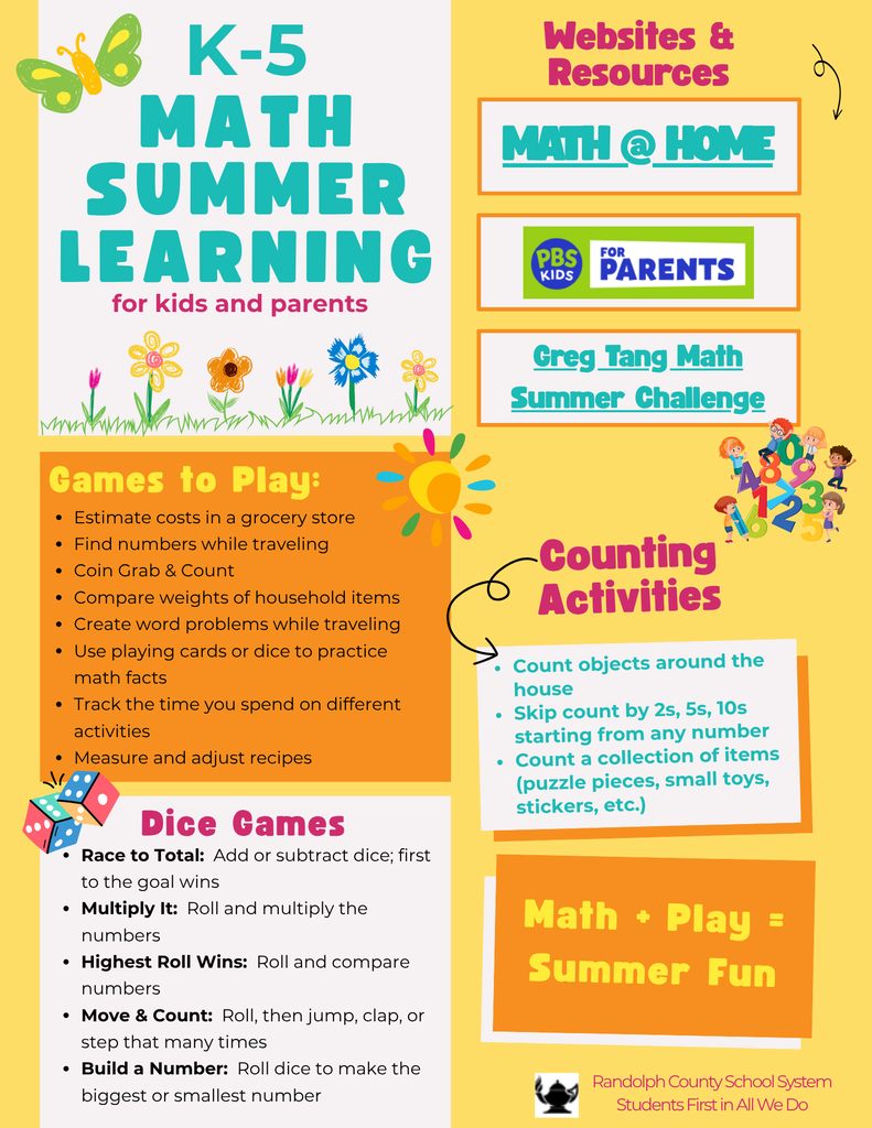 K-5 Summer Learning Math (English)