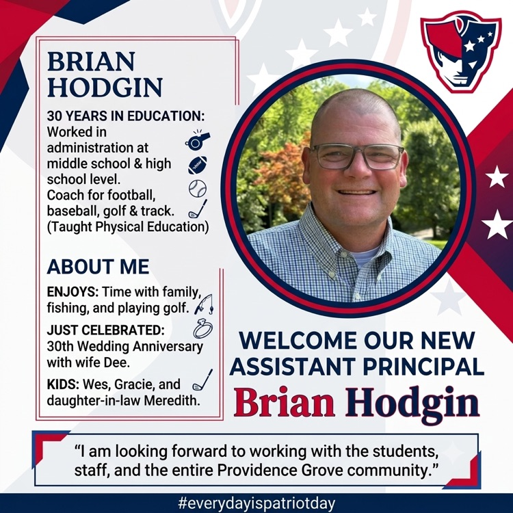 Welcome Mr. Hodgin