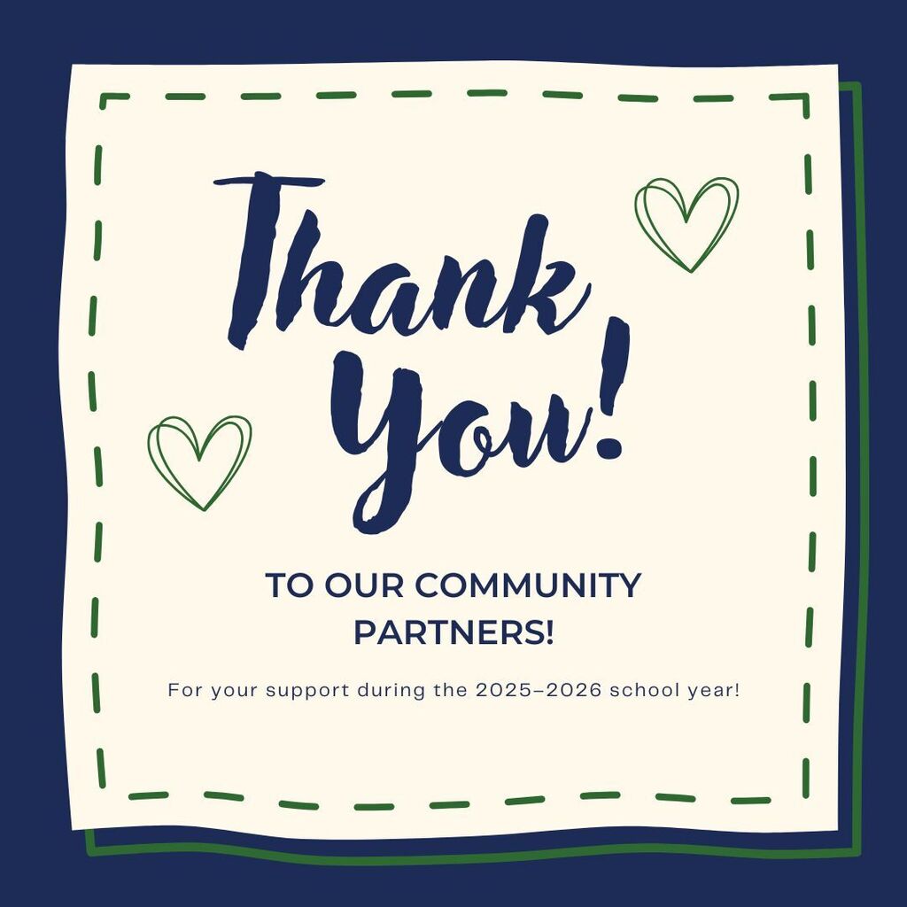 A heartfelt THANK YOU to all of our incredible Community Partners for your support during the 2025–2026 school year!  Because of your generosity, dedication, and investment in our schools, we are able to provide meaningful opportunities that help our students and staff succeed. Whether you gave your time, resources, expertise, or financial support, your partnership has made a lasting impact across the Randolph County School System.  Together, we are creating brighter futures for every student. Thank you for being an essential part of the RCSS family! 💙💚