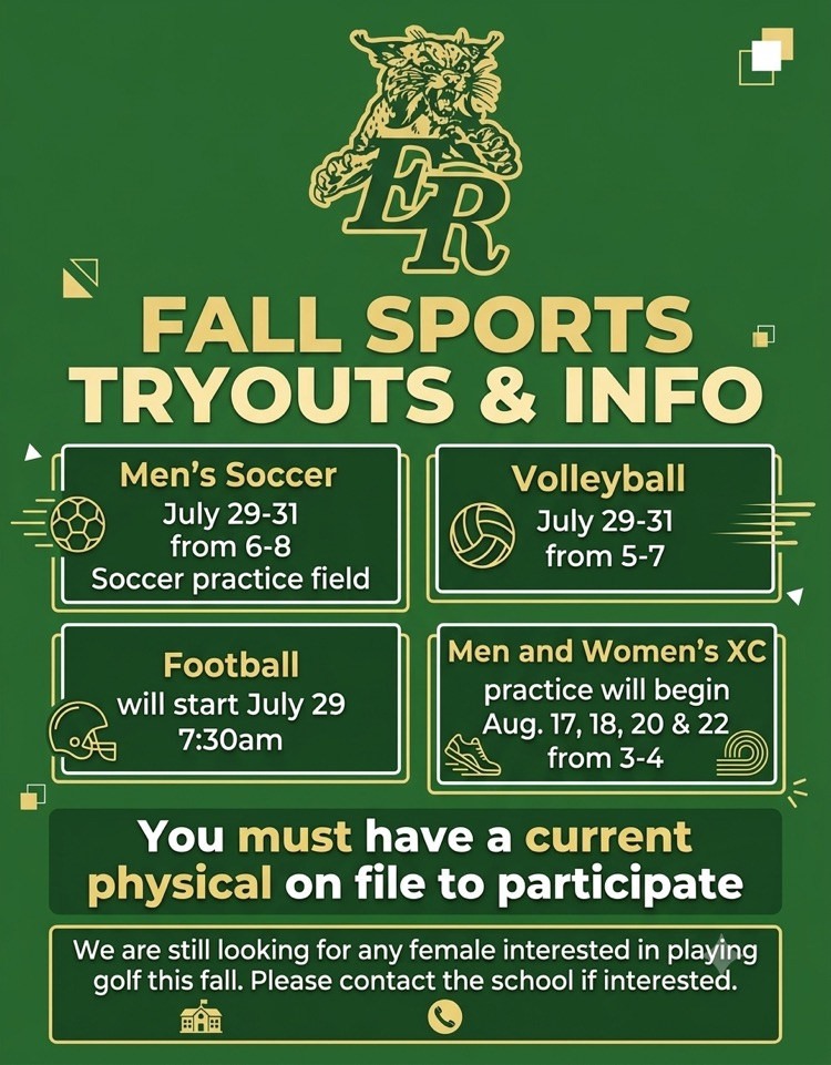 Fall Sports Tryouts