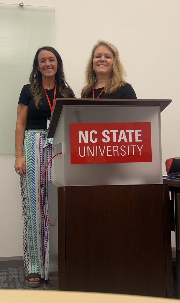 RCSS District Lead Teachers Jennifer Choken and Kristin Loflin presented at the NC State College of Education Math Summit on Vertical Alignment Routines for Fractions, Ratios, and Proportional Reasoning.