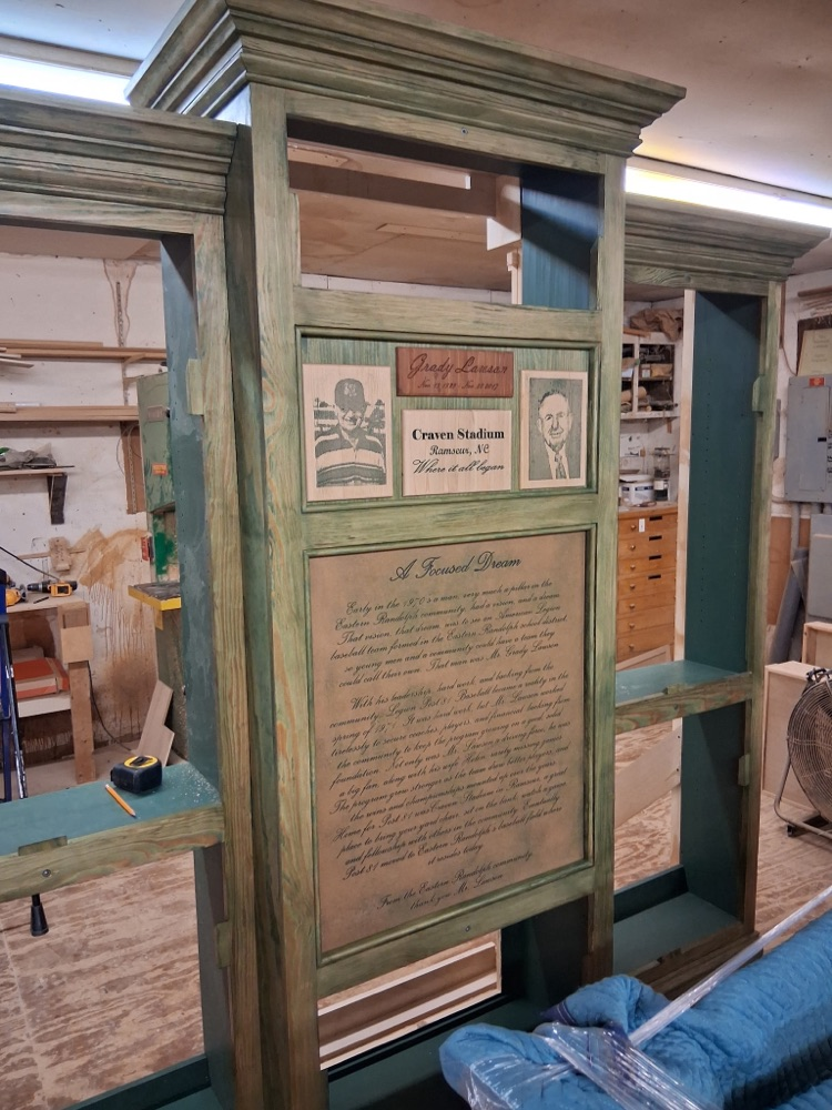 Grady Lawson Memorial Trophy Case