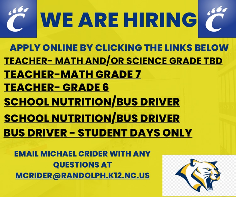 We are hiring!