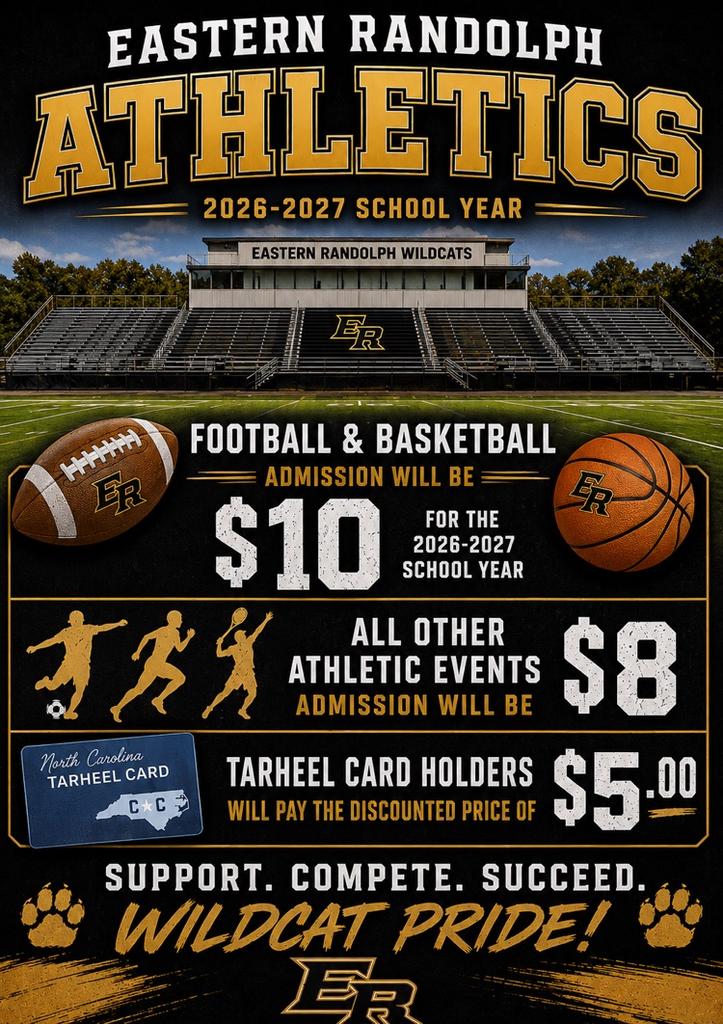 ERHS 26-27 Athletic Admission Prices