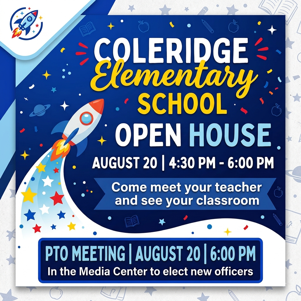 Open House and PTO Meeting 8/20
