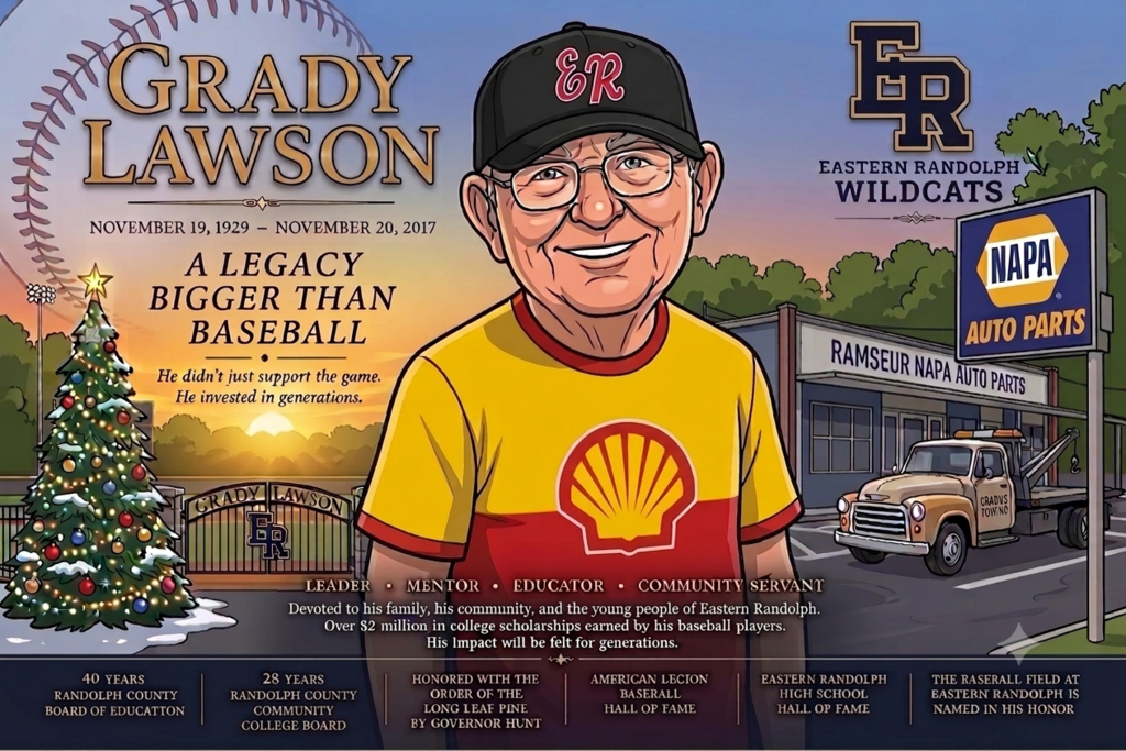 Grady Lawson Memorial Trophy Case