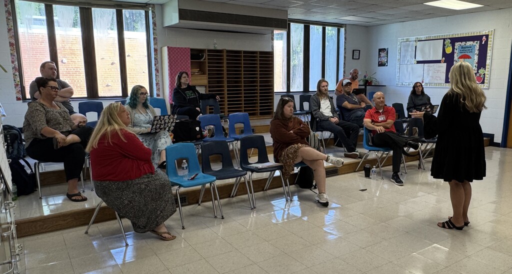 Today, Randolph County School System elementary, middle, and high school educators and administrators gathered at Randleman Middle School for professional development to kick off the new school year! 📚🍎 It was a wonderful day filled with learning, collaboration, teamwork, and excitement for the year ahead. We’re looking forward to a fantastic school year! 💙 