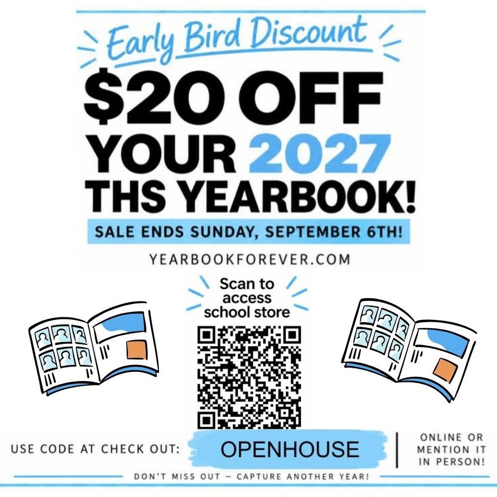 Early bird yearbook discount
