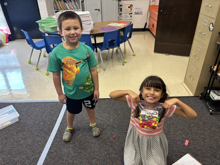 first graders counting collection