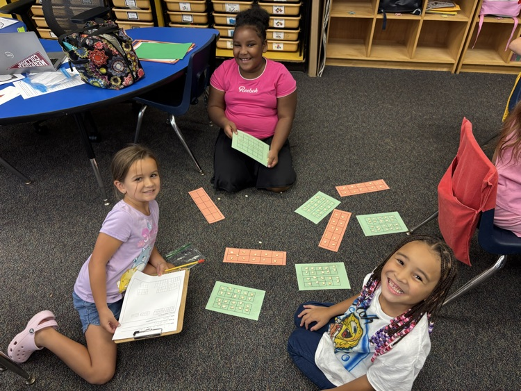 first graders counting collection