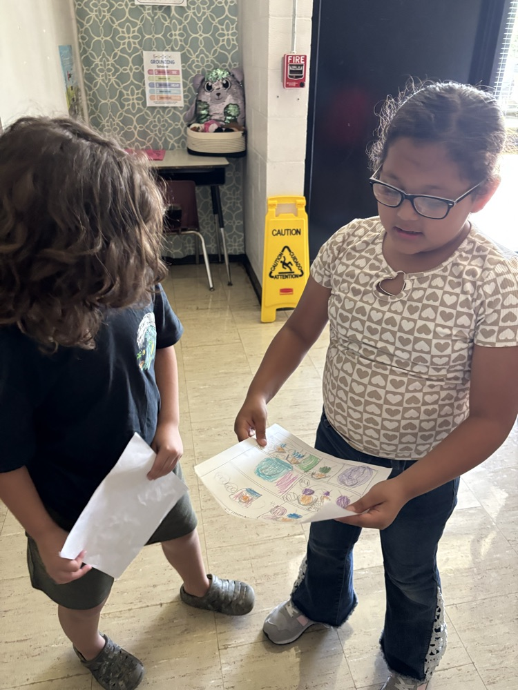 second grade comic strips students sharing