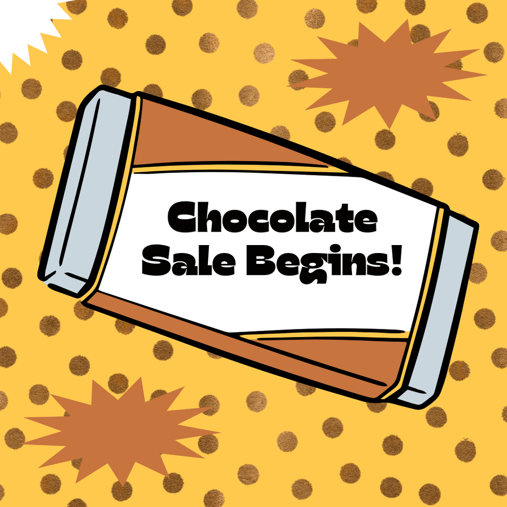 We're kicking off our annual chocolate fundraiser!  Sell to help support our school!  There are so many amazing prizes!  Will you be the top seller????!!!!